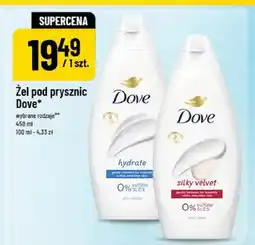 Polomarket Żel pod prysznic Dove silky velvet oferta