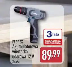 ALDI Akumulatorowa wiertarka udarowa Ferrex oferta