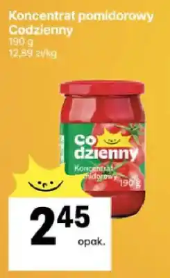 Delikatesy Centrum Koncentrat pomidorowy Codzienny oferta