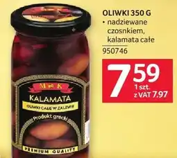 Selgros Oliwki Kalamata nadziewane czosnkiem, kalamata całe oferta