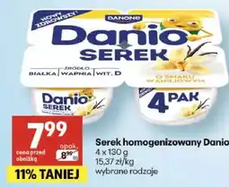 Delikatesy Centrum Serek homogenizowany Danio o smaku waniliowym Danone oferta