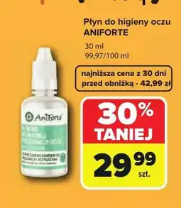 Carrefour Płyn do higieny oczu Aniforte oferta