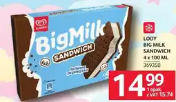 Selgros Lody Big Milk Sandwich oferta