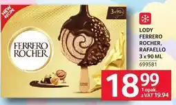 Selgros Lody Ferrero Rocher Rafaello oferta
