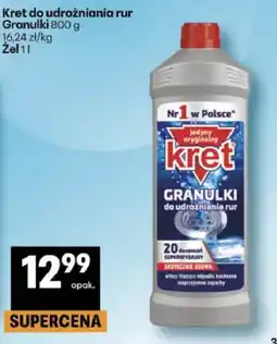 Delikatesy Centrum Kret do udrażniania rur Granulki oferta