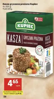 Delikatesy Centrum Kasza gryczana prażona Kupiec oferta