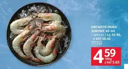 Selgros Krewetki białe surowe 40-60 171759 oferta