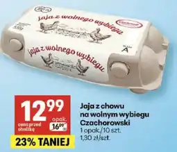 Delikatesy Centrum Jaja z chowu na wolnym wybiegu Czachorowski oferta