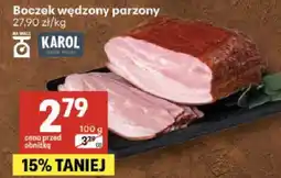 Delikatesy Centrum Boczek wędzony parzony Karol oferta