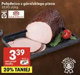 Delikatesy Centrum Polędwica z góralskiego pieca Kabanos oferta