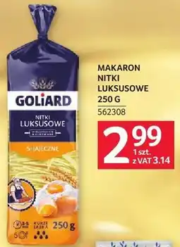 Selgros Makaron nitki luksusowe Goliard oferta