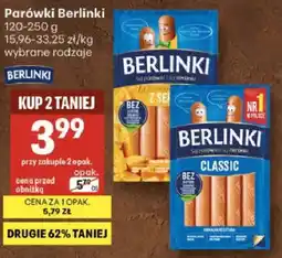 Delikatesy Centrum Parówki Berlinki oferta