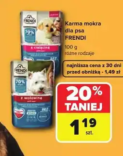 Carrefour Karma mokra dla psa Frendi z wołowiną oferta