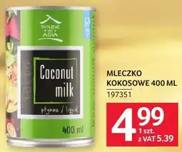 Selgros Mleczko kokosowe House of Asia oferta