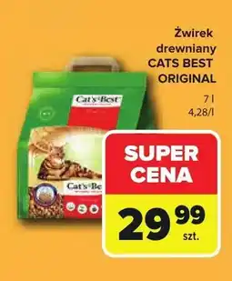 Carrefour Żwirek drewniany Cats Best Original oferta