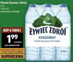 Delikatesy Centrum Woda Żywiec Zdrój niegazowana oferta