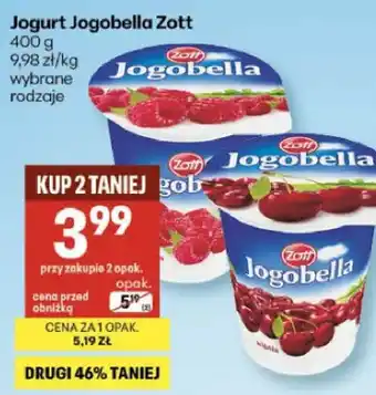 Delikatesy Centrum Jogurt Jogobella Zott oferta