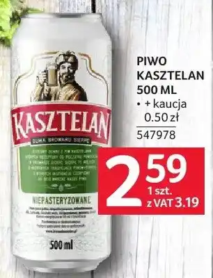 Selgros Piwo Kasztelan oferta