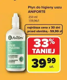 Carrefour Płyn do higieny uszu Aniforte oferta