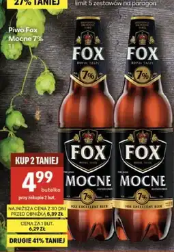 Delikatesy Centrum Piwo Fox Mocne 7% oferta