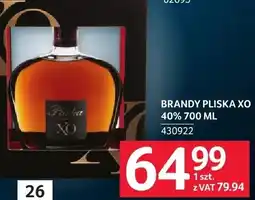 Selgros Brandy Pliska XO 40% 430922 oferta