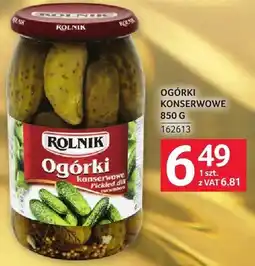 Selgros Ogórki konserwowe Rolnik oferta