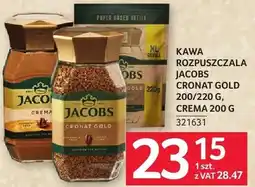 Selgros Kawa rozpuszczalna Jacobs Cronat Gold oferta