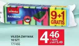 Selgros Zmywak Vileda Rainbow 10szt. 9+1 gratis oferta