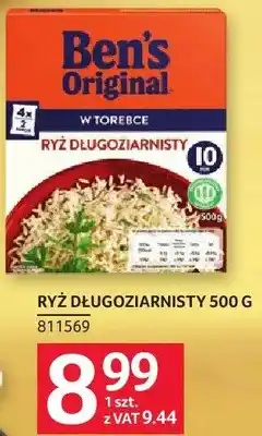 Selgros Ryż długoziarnisty Ben's Original w torebce oferta