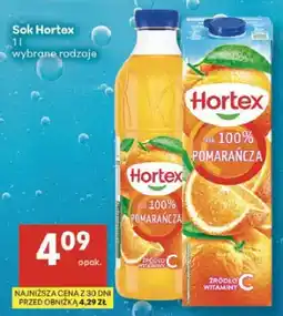 Delikatesy Centrum Sok Hortex 100% Pomarańcza oferta
