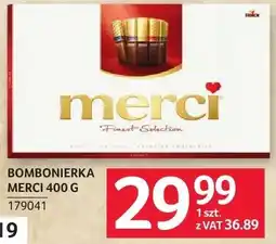 Selgros Bombonierka Merci 400g 179041 oferta