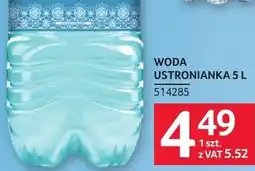Selgros Woda Ustronianka 5l 514285 oferta