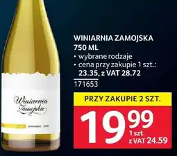 Selgros Wino Winiarnia Zamojska 171653 oferta
