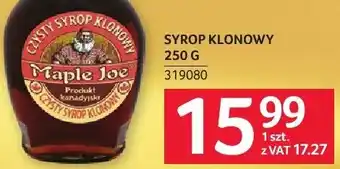Selgros Syrop klonowy Maple Joe oferta