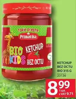 Selgros Ketchup bez octu Bio Kids Primavika 23136 oferta