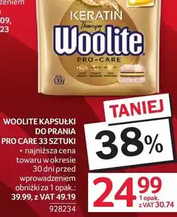 Selgros Kapsułki do prania Woolite Pro Care oferta