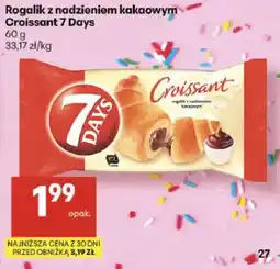 Delikatesy Centrum Rogalik z nadzieniem kakaowym Croissant 7 Days oferta