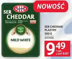Selgros Ser Cheddar plastry Mild White oferta