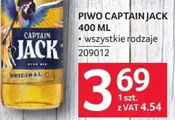 Selgros Piwo Captain Jack wszystkie rodzaje oferta