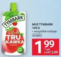 Selgros Mus Tymbark 120g wszystkie rodzaje 455893 oferta