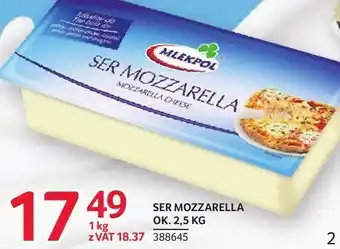 Selgros Mlekpol Ser Mozzarella oferta