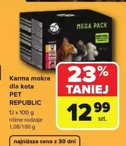 Carrefour Karma mokra dla kota Pet Republic Mega Pack oferta
