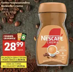 Delikatesy Centrum Kawa rozpuszczalna Nescafe Crema oferta
