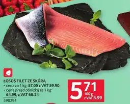 Selgros Łosoś filet ze skórą oferta