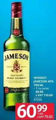 Selgros Whisky Jameson 40% 47036 oferta