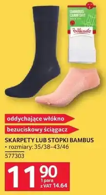 Selgros Skarpety lub Stopki Bambus oferta