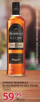 Selgros Whiskey Bushmills Black Bush 8 YO 40% 736523 oferta
