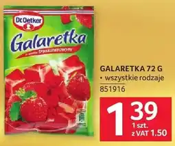 Selgros Galaretka Dr. Oetker oferta
