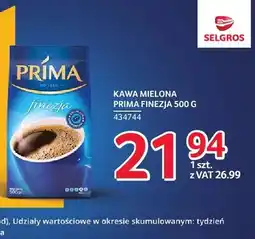 Selgros Kawa mielona Prima Finezja oferta