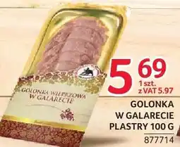 Selgros Golonka Wieprzowa w Galarecie Plastry 877714 oferta